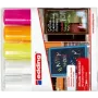 Chalk Marker Edding 4095 Bullet Grey Orange Pink White Yellow 5 pcs