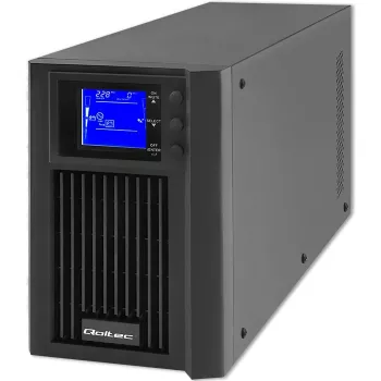 Uninterruptible Power Supply QOLTEC 53981 On line 2kVA, 2000 VA capacity