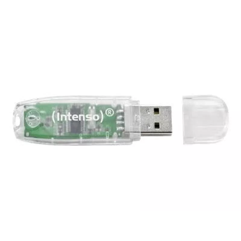 MEMORY DRIVE FLASH USB2 32GB/TRANSPARENT 3502480 INTENSO