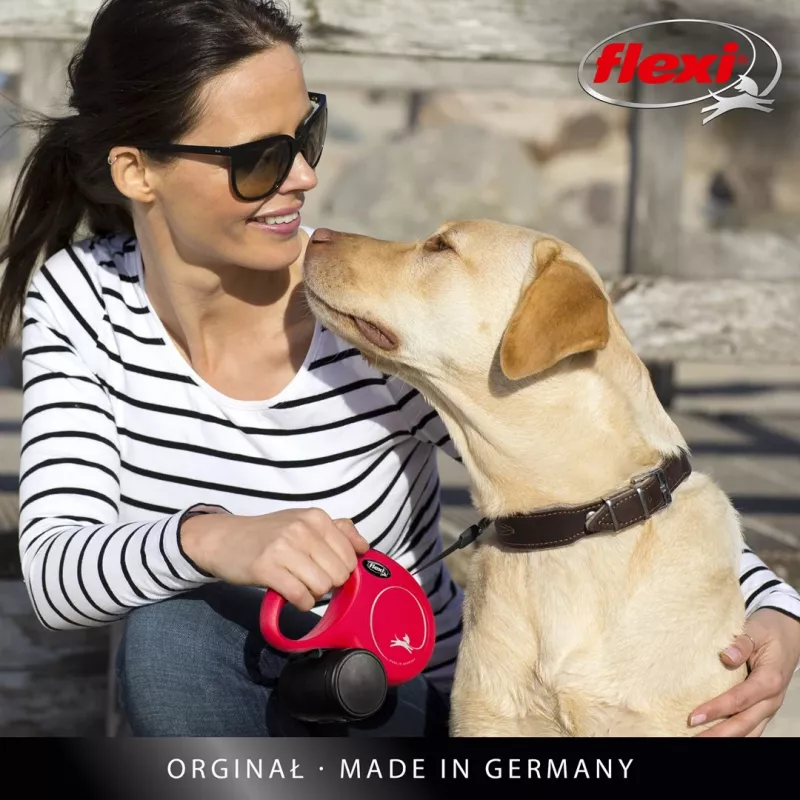 Flexi New CLASSIC 8 m Black Dog Retractable lead