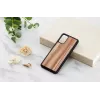 Phone case man and wood Galaxy S20+ cappuccino black – protective smartphone cover