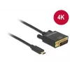 USB-C to DVI Adapter DeLOCK 85321 2m