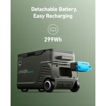 Battery Anker A17B5011 for cool box accessories, Black/Blue, 1 pc