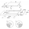 Gorenje GI6432BCWF Black Built-in 60 cm Zone induction hob 4 zone(s)