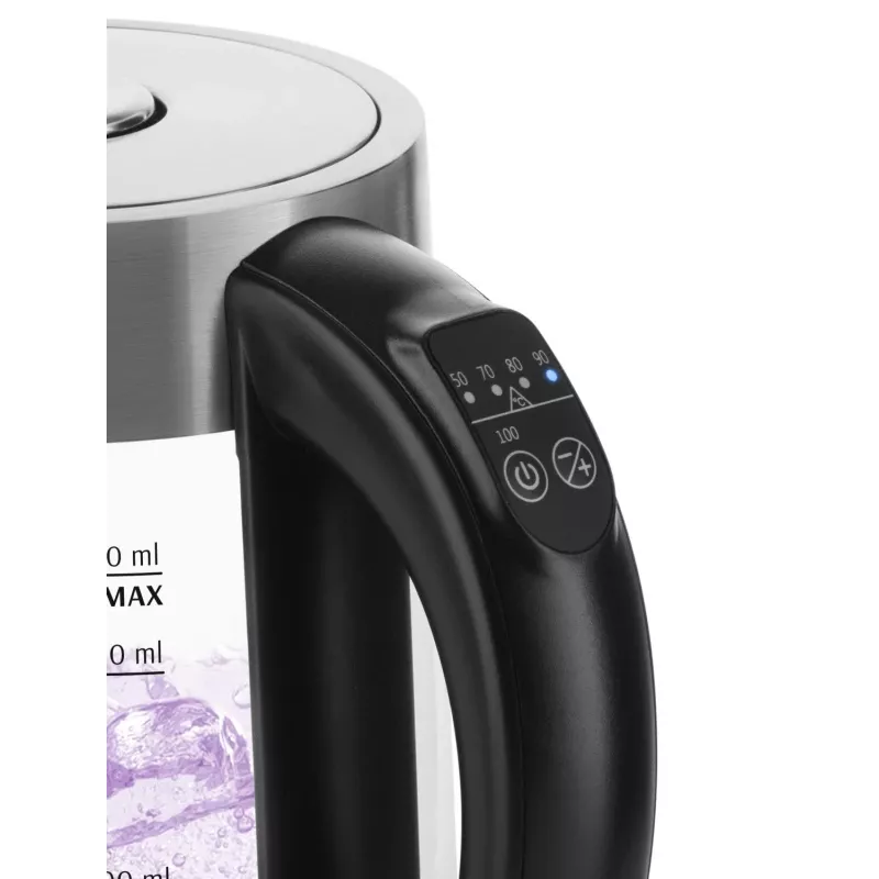 Electric kettle ETA CRYSTELA DIGI II 1.7 L 2200 W glass body 360° base