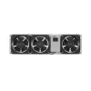Ventilation panel vertical 19 inches for rack cabinet, 3 fans, 230V, grey