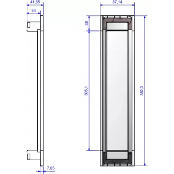 Power strip Bachmann COVER 6-way model 915.524 with 6 sockets