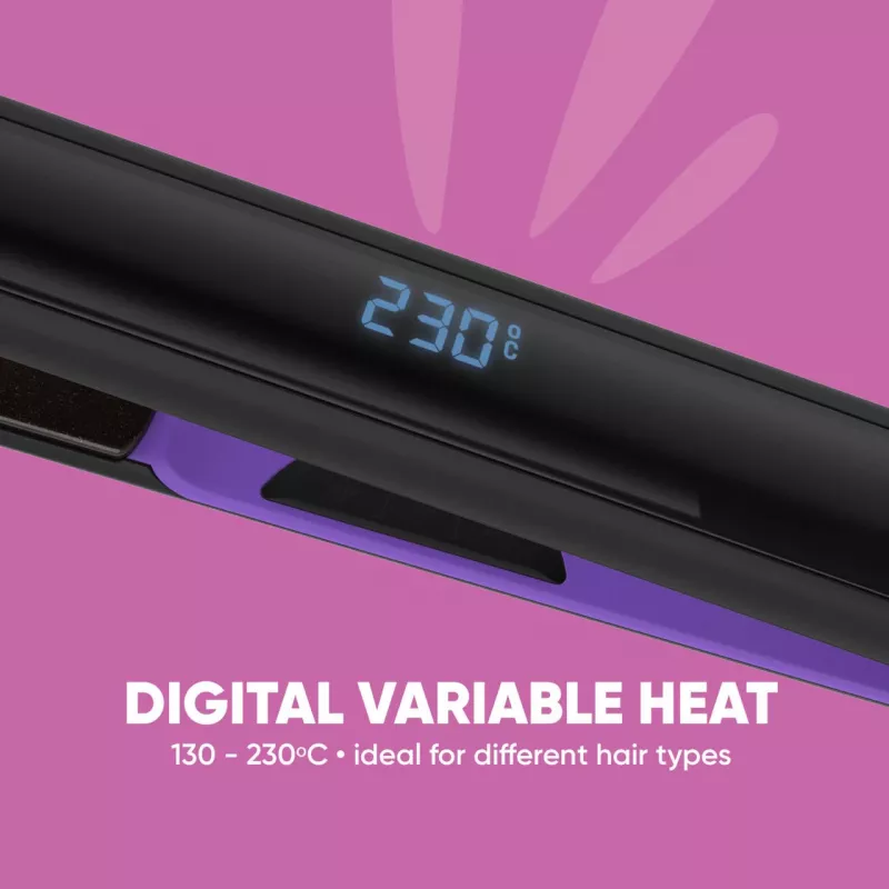 Hair straightener SBB SBST-1000-EU digital adjustable temperature full size