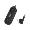 Power Extension LogiLink LPS262U 1.5m 2 AC Outlets Indoor Black