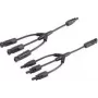 shiverpeaks ®-PV4 T-Adapter Cable Set, 3/1, 4mm², black/black, 30cm (BS02-21033)