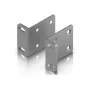 Mounting kit Ubiquiti UACC-Rack-Ear-1U Grey Galvanized steel