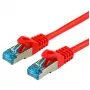 Networking cable LOGON SSTP Cat5e, red, 1.5 m, RJ-45 to RJ-45