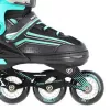 Nils Extreme NH18190 2IN1 Skates BLACK/BLUE SIZE. M (34-38)) With Interchangeable Hockey Skates