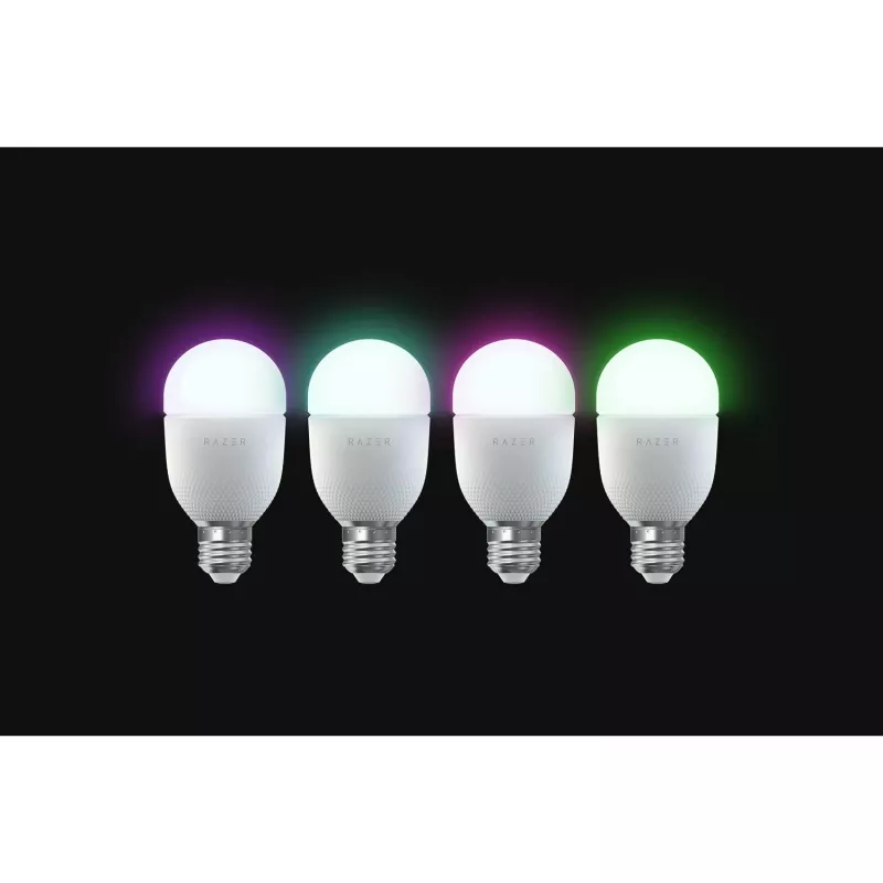 Razer Aether Smart-Gluehbirne E27 - RGB-LED-Gluehbirne for Smart Homes (RZ43-04250200-R3GC)