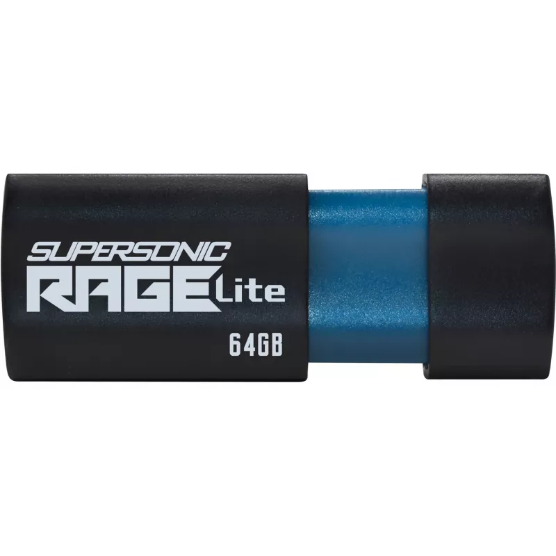 USB flash drive PATRIOT Supersonic Rage Lite 64 GB USB Type-A 3.2 Gen 1, slide, shock resistant