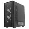 PC Case SAVIO Noctis Flow — Cube Mini‑ITX/Micro‑ATX/ATX, 3x120mm front, 1x120mm rear, 2x3.5 inch + 3x2.5 inch bays, tempered glass