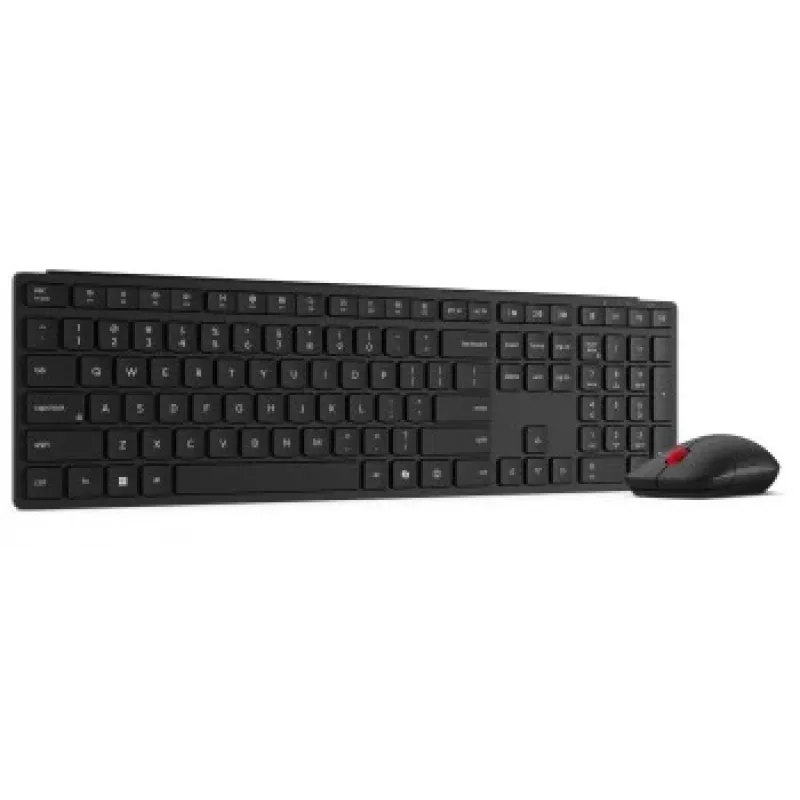 Wireless Combo Keyboard and Mouse Lenovo 6000 — multi-mode connectivity, Nordic layout