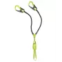 Fall arrest lanyard Edelrid CABLE COMFORT TRI — black/green, 532 g, min user weight 40 kg