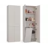 Bathroom Cabinet Nel DD 1K Basket Casmere Colour Long Doors