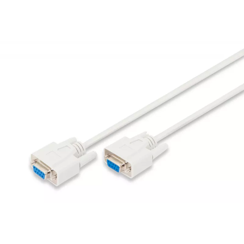 Digitus Serial Connection Cable [1x D-SUB-Socket 9pol. - 1x D-SUB-Socket 9pol.] 2.00 m Beige (AK-610106-020-E)