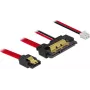 SATA cable DeLOCK 85238 0.1 m SATA 7-pin + Molex (4-pin)