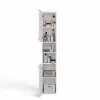 Topeshop S30 white bathroom storage cabinet White