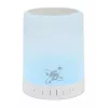 Manhattan Sound Science Bluetooth Speaker, 5 hour Playback time, Range 10m, microSD card reader (32GB), Aux 3.5mm connector, Output 3W, USB-A charging cable included, 1200mAH battery, Bluetooth v5, Built-in hanger, White, 3 Year Warranty