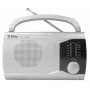 Portable Eltra EWA Silver Radio — AM/FM Receiver, Battery-Powered
