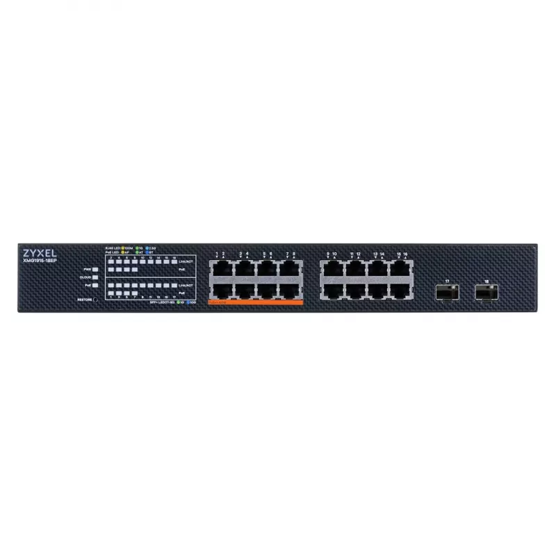 Zyxel XMG1915-18EP Managed L2 2.5G Ethernet (100/1000/2500) Power over Ethernet (PoE)
