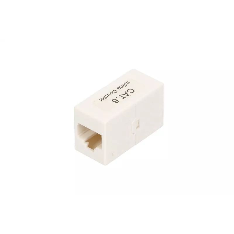 Connection box Extralink RJ45 CAT6 UTP, plastic, white, 1 pc