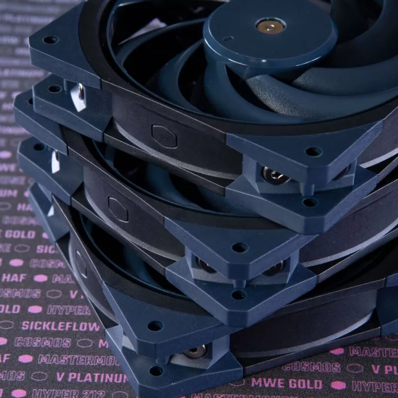 Fan Cooler Master Mobius 120 OC 12 cm Black 3 Speeds 3200 RPM