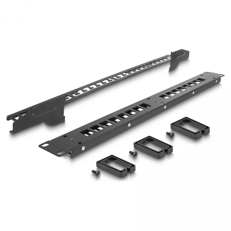 DeLOCK 19 inch Keystone Patch Panel 16 port 1U black