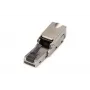 Digitus CAT 6A Field Termination Plug bendable STP with dust cap RJ-45 Female Silver