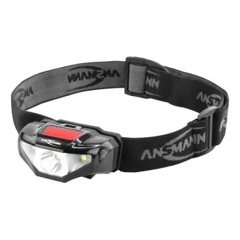Ansmann HD70B - Headband Flashlight - Black - acrylonitrile butadiene styrene (ABS) - Plastic - IP44 - LED - 1 lamps