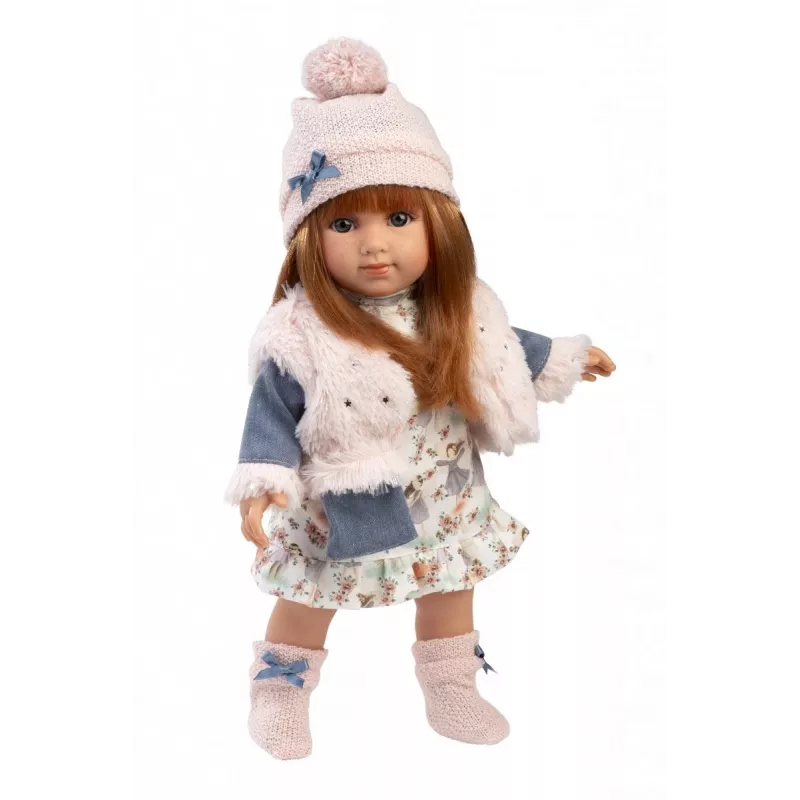 Doll Llorens Nicole 35 cm — realistic features, soft body, baby doll