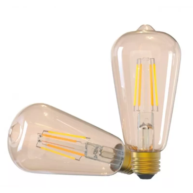 Smart bulb Tellur WiFi Filament E27 amber white warm dimmer 6W 806lm