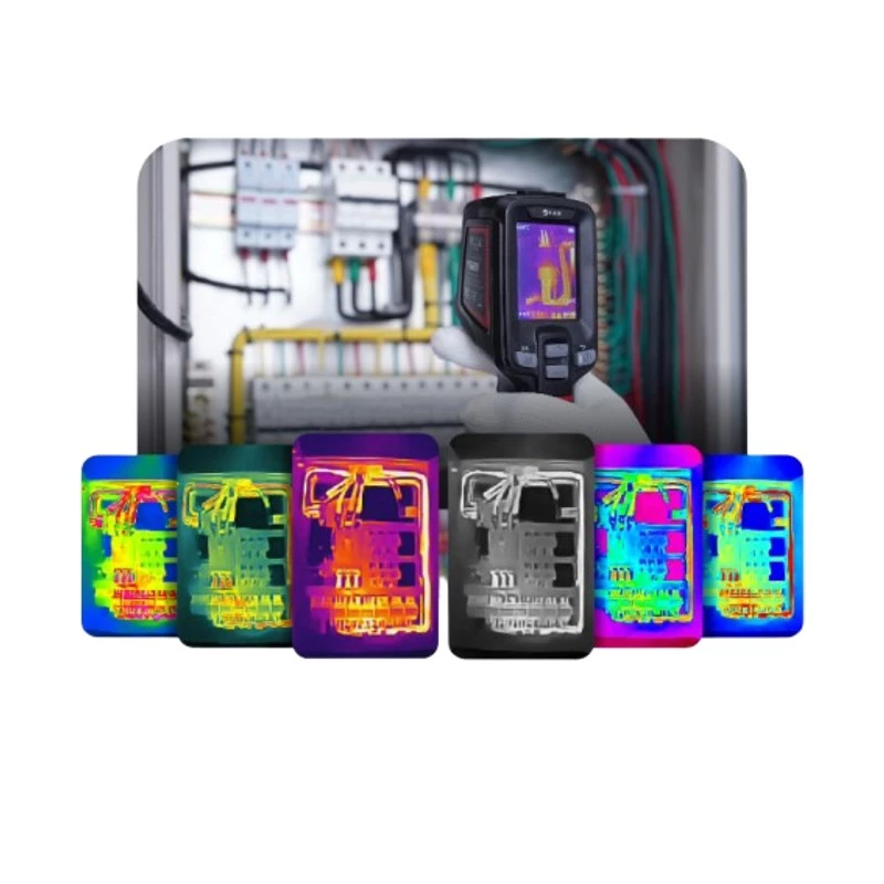 Thermal imaging camera Guide Sensmart E1+ — 120×90 px thermal sensor, 240×180 px max, 2.4 inch LCD, Wi‑Fi, IP54, -20–550°C