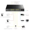 Cudy FS1018PS1 Network Switch 18 Fast Ethernet Ports PoE