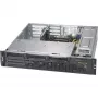 Super Micro Supermicro SC825M BTQC-R802WB - Rack - rack-mountable - 2U - verbessertes, erweitertes ATX - SATA/SAS - Hot-Swap 800 Watt - Black (CSE-825MBTQC-R802WB)