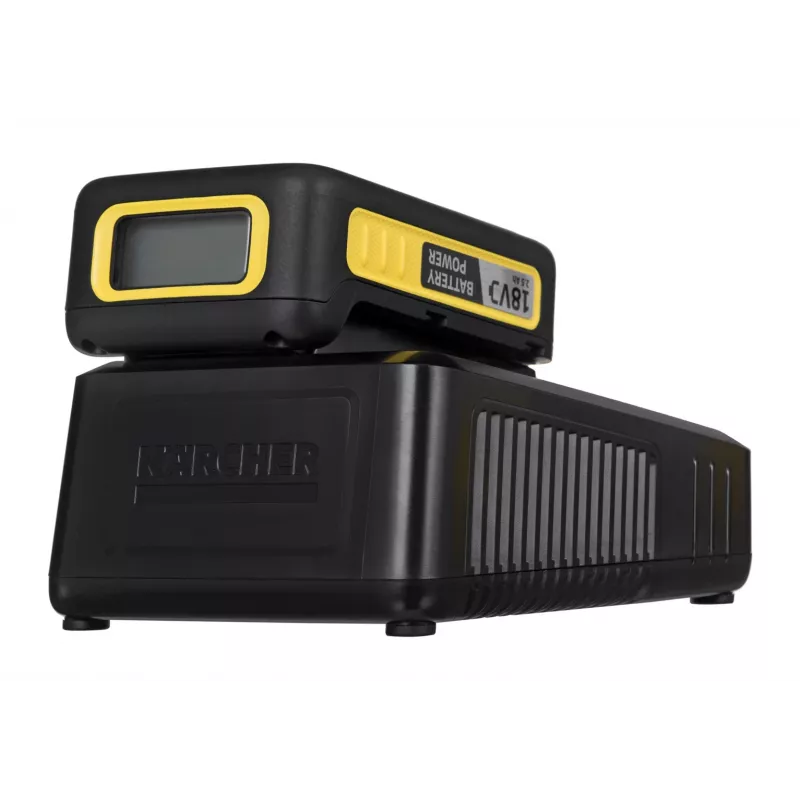 Battery and charger set Karcher Power 18 V 2.5 Ah, 1 battery, 1 charger, yellow