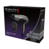 Hair dryer Remington D3190S — 2200 W, ionic, 3 heat levels, 2 speeds, cool shot, diffuser & concentrator (Silver/Black)