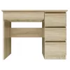 Computer desk top e shop MIJAS P SON KPL — straight rectangular particleboard, oak colour
