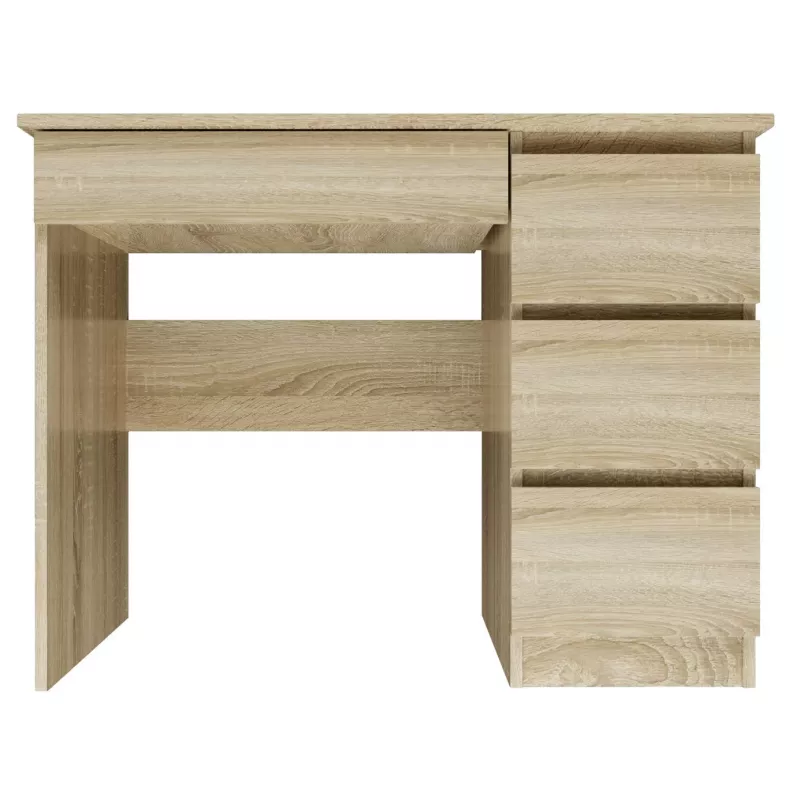 Computer desk top e shop MIJAS P SON KPL — straight rectangular particleboard, oak colour
