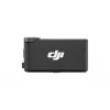 Microphone receiver DJI Mic 3 Camera mount black — battery powered, includes 3.5 mm audio and USB cables