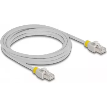 Network cable DeLOCK RJ45 Cat.6A S/FTP 3m Grey