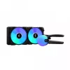 All-in-one liquid cooler Fractal Design Lumen S24 v2 RGB — 240mm radiator, 120mm RGB fans, Black