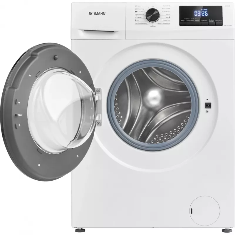 Washing machine BOMANN WA 7185, 8 kg, 1400 RPM, A energy class, B spin-drying