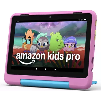 Amazon | Fire HD 8 Kids Pro (2024) | Pink | 1280 x 800 pixels | 32 GB | Wi-Fi | 802.11ac | Bluetooth version 5.2
