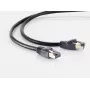 Networking Cable S/CONN 08-41005 Black 0.25m Cat8.1 F/FTP
