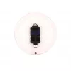 NeXtime klok 2615ro Focus, Ø25 cm, Wall, White/ Red